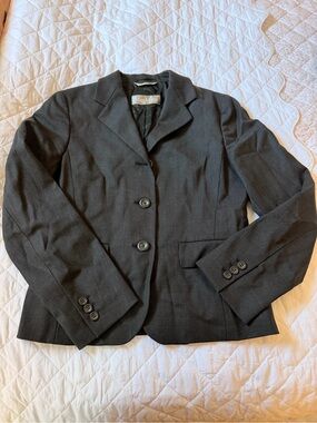 MaxMara Black Classic Single-Breasted Blazer